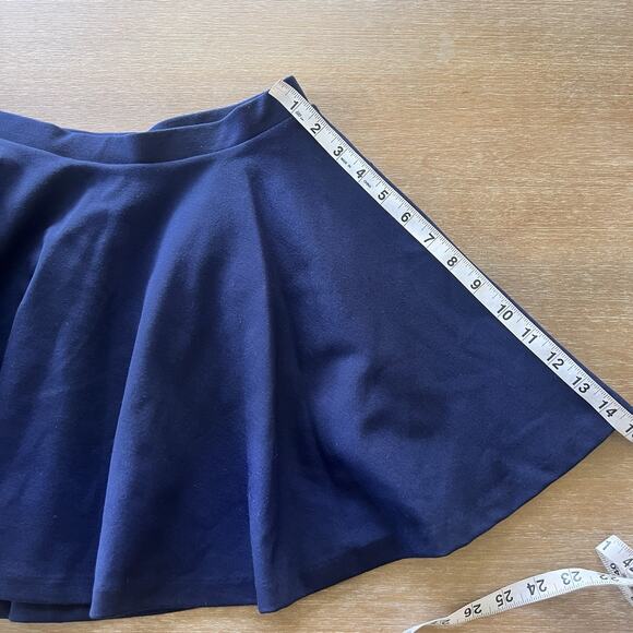 Polo Ralph Lauren Girl's Twirl Skirt Solid Navy Blue Size L (12-14) Preppy Pony - Picture 6 of 6